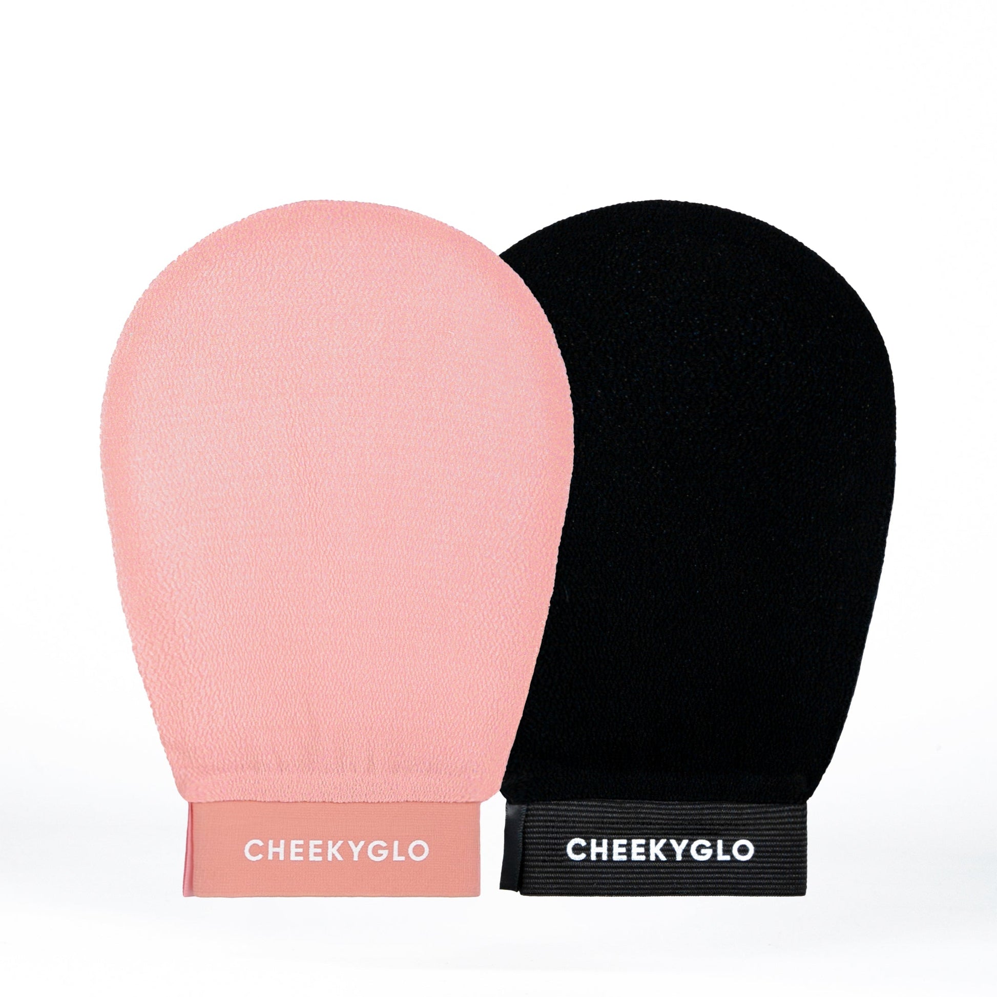 Black+Pink Exfoliating Glove Duo - CHEEKYGLO