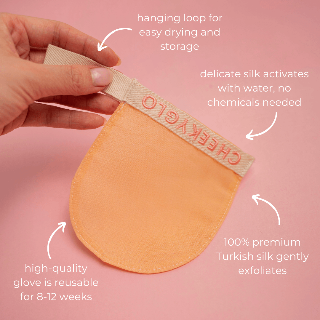 CheekyGlo Silk Exfoliating Face Mitt
